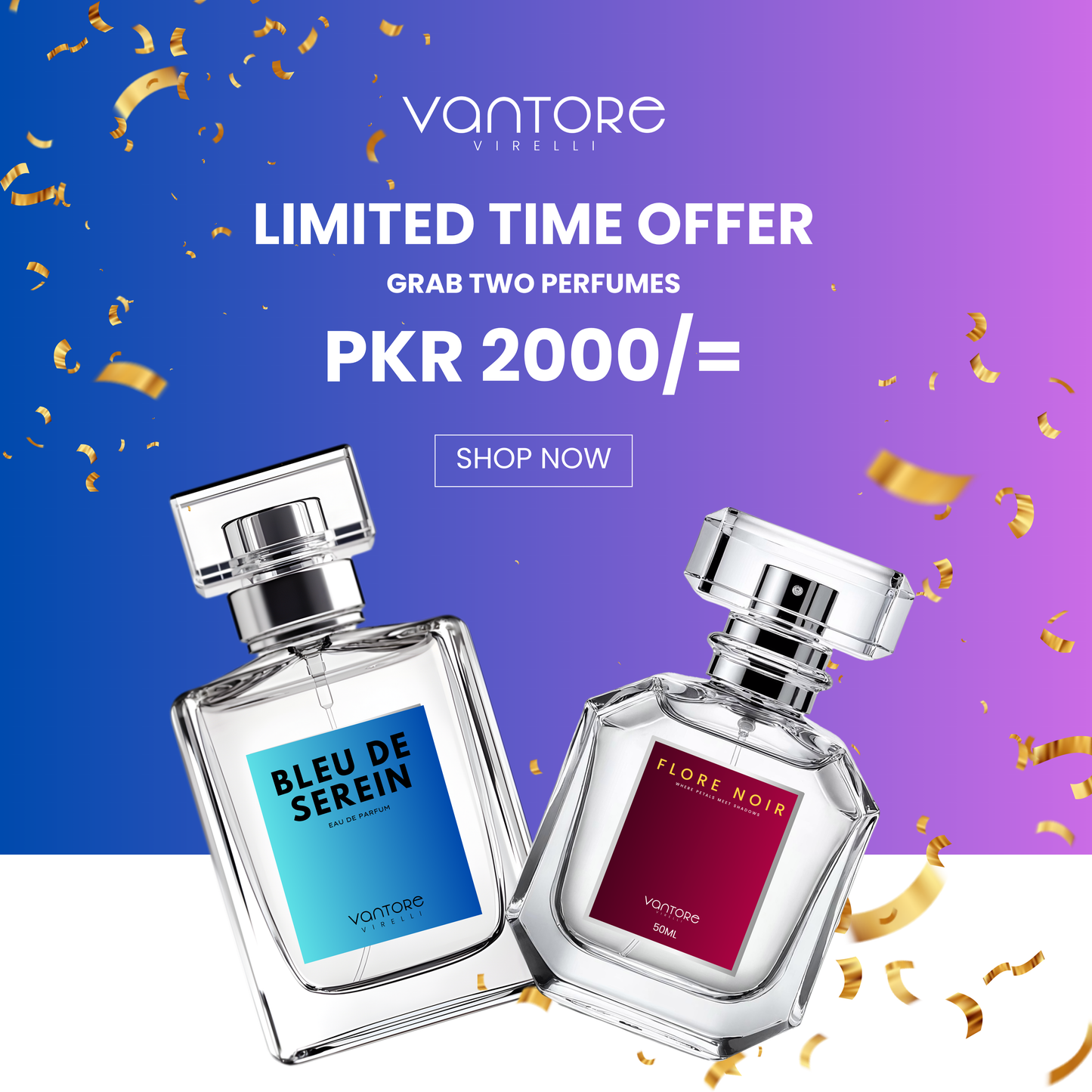 Flore Noir & Bleu De Serein